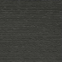 Textured dark gray stone surface with horizontal ridges.