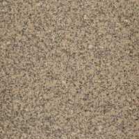 Close-up of a textured soft stone surface with speckled tan, brown, and gray grains.